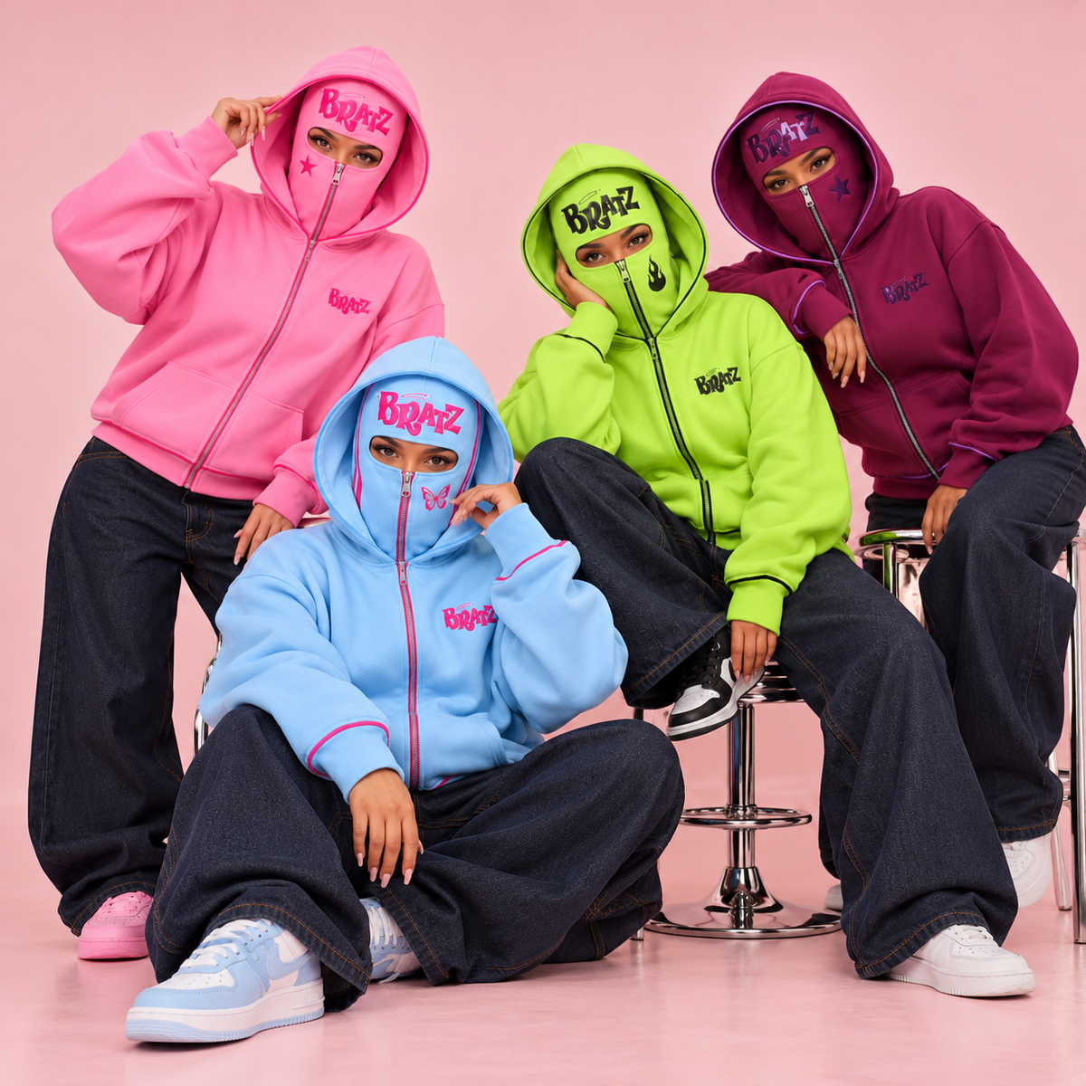 DollMode™ DollFace Balaclava Hoodie
