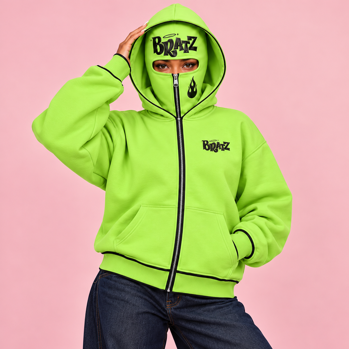 DollMode™ DollFace Balaclava Hoodie