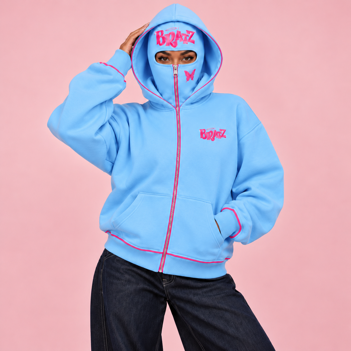 DollMode™ DollFace Balaclava Hoodie